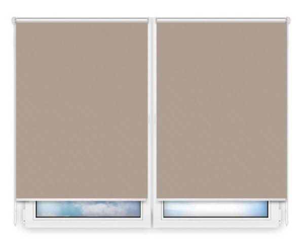 Рулонные шторы Мини Монако дымчато-серый цена. Купить в «Мастерская Жалюзи»